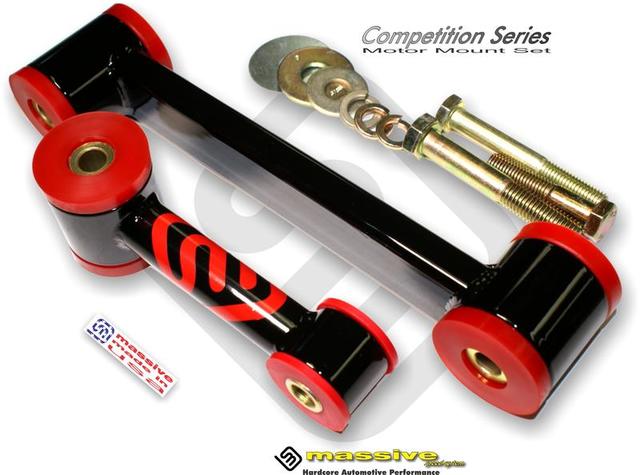 Massive SRT 2 PC Motor Mount Set BLACK 2016
