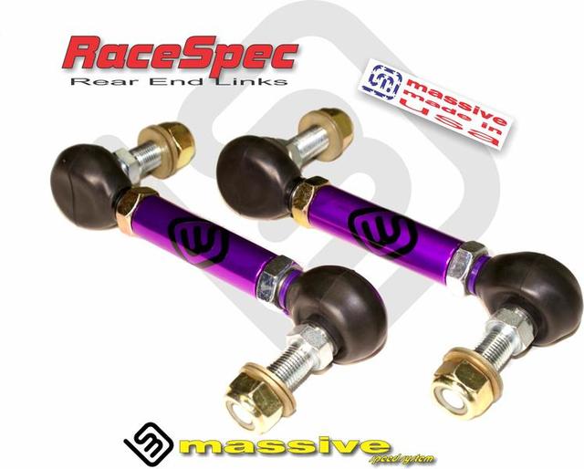 Massive Race REar End Links Focus RS Fusion S550 Mustang Purple