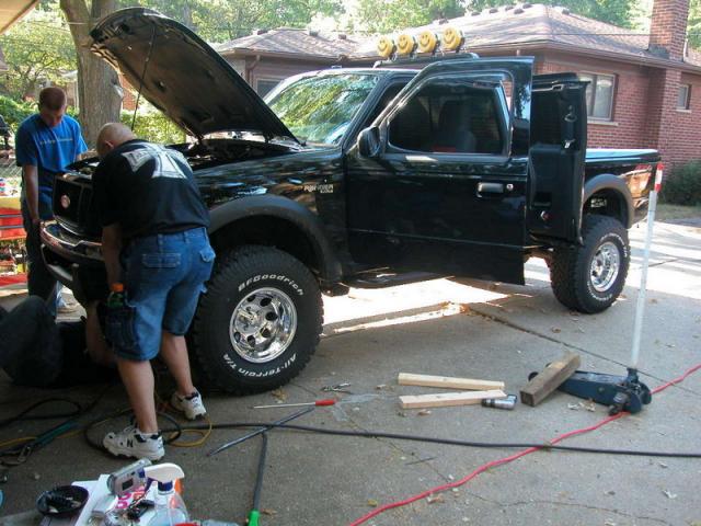Body lift installation ford ranger #3