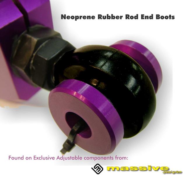 Massive Rubber Rod End Boots